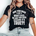 Are You Mad At What I Said Or Are You Mad Because It's True Tee